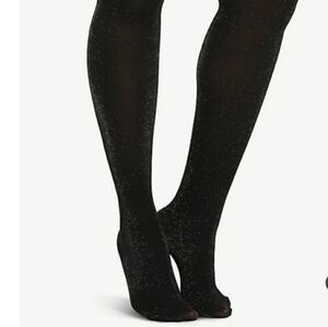 🆕️✨️ 3X/4X TORRID SPARKLY OPAQUE TIGHTS - BLACK WITH SILVER SHIMMER✨️